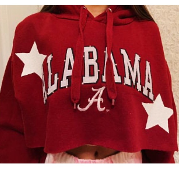 alabama Sweaters - University of Alabama Crop Hoodie